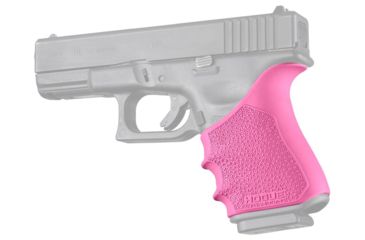 Image of Hogue HandAll Beavertail Grip Sleeve, Glock 19 Gen3/4, Pink, 17047