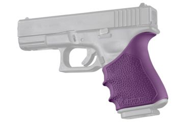 Image of Hogue HandAll Beavertail Grip Sleeve, Glock 19 Gen3/4, Purple, 17046