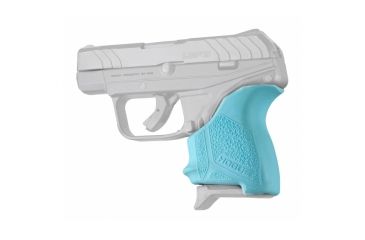 Image of Hogue HandAll Beavertail Grip Sleeve Ruger LCP II Aqua, Aqua, 18124