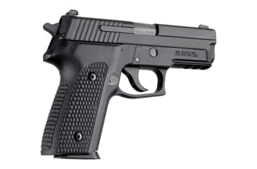 Image of OpticsPlanet Exclusive Hogue Handgun Grip, SIG Sauer P228/ P229, G10, Piranha Pattern, Solid Black, Sig P228/P229, 28139-7SIG