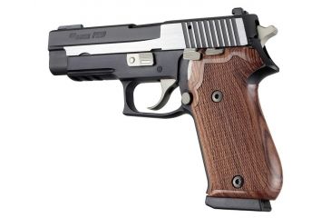 Image of Hogue Handgun Grip, Kingwood American Model Checkered - SIG Sauer P220 - 20611