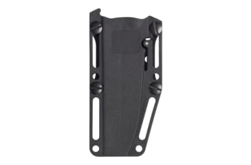 Image of Hogue Fray 4.2in Fixed Blade Knife, Stainless Steel, Tanto Blade, Rubber Handle, Black, NSN 1095-01-466-8569, 55349