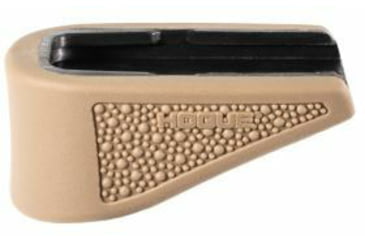 Image of Hogue Glock 43 9mm Rubber Grip, 6-Rounds Magazine Extension, FDE, 6, 18233
