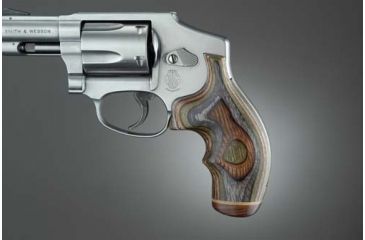 Image of Hogue J Frame Round Butt, Lamo Camo Top Finger Groove, Stripe/Cap 60440