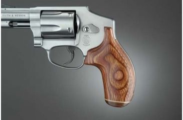 Image of Hogue J Round Butt, Rose Laminate No Finger Groove, Stripe/Cap 60530