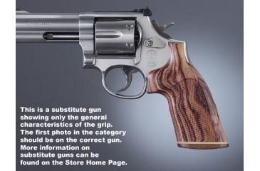 Image of Hogue Diamondback, Kingwood No Finger Groove, Stripe/Cap, Checkered 49631