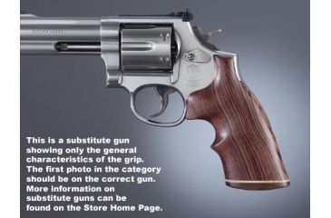 Image of Hogue Detective Special, Kingwood Top Finger Groove, Stripe/Cap 48640