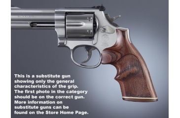 Image of Hogue Diamondback, Kingwood Top Finger Groove, Stripe/Cap, Checkered 49641