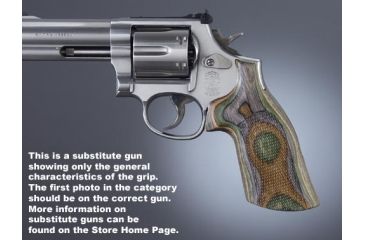 Image of Hogue Blackhawk/Vaquero Lamo Camo No Finger Groove Checkered 83411