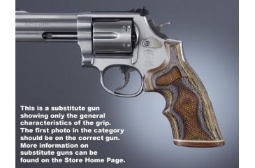 Image of Hogue SP101 Lamo Camo No Finger Groove Big Butt Checkered 81441