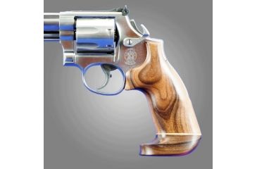 Image of Hogue Dan Wesson Sm. Frame Pau Ferro No Finger Groove, Big Butt 57334