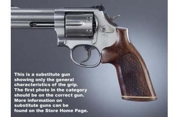 Image of Hogue Detective Special, Rosewood No Finger Groove, Stripe/Cap, Checkered 48931