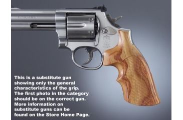 Image of Hogue K or L Rd. Conver. Tulipwood Top Finger Groove Checkered 19753