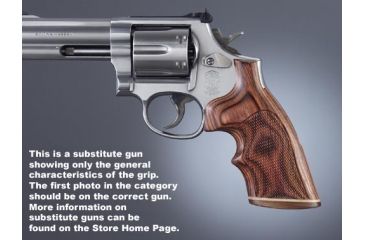 Image of Hogue Taurus 85 Lamo Rose Top Finger Groove Stripe Cap Checkered 67541