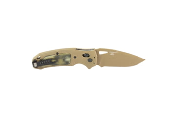 Image of Hogue K320 AXG Folding Knife, 3.5in, Sig Sauer P320 Firearm Match, CPM-S30V, Drop Point Blade Cerakote Finish, Flat Dark Earth Handle, HO36375