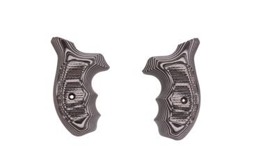 Image of Hogue Kimber K6 Bantam Grip, Piranha, G10, Black/Grey, 41137