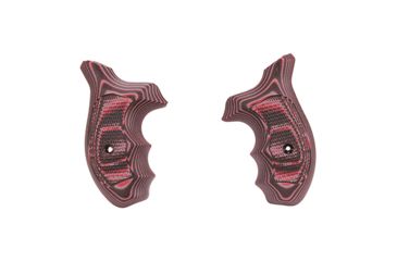 Image of Hogue Kimber K6 Bantam Grip, Piranha, G10, Red Lava, 41639