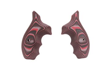 Image of Hogue Kimber K6 Bantam Grip, Smooth, G10, Red Lava, 41669