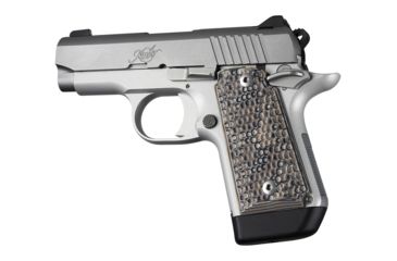 Image of Hogue Kimber Micro 9 Ambidextrous Grip, Piranha, G10, Dark Earth, 39727