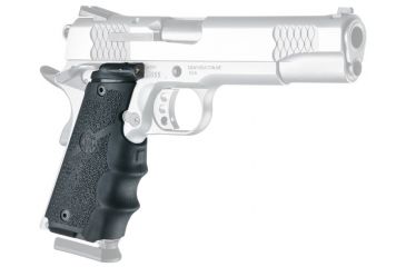 Image of USED Hogue Laser Enhanced Grip - Govt. Model Rubber Grip with Finger Grooves Black, EDEMO2