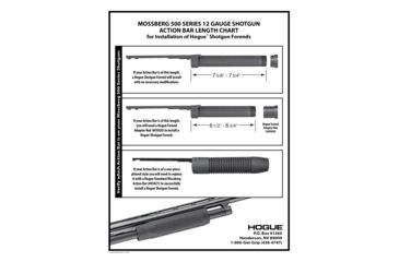 Image of Hogue Mossberg 500 Less Lethal Orange OverMolded Shotgun Stock w/Forend 05042