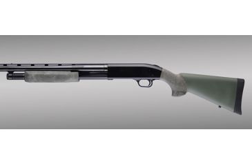 Image of Hogue Mossberg 500 Overmolded Shotgun Stock Kit With Forend Ghillie Green 05812