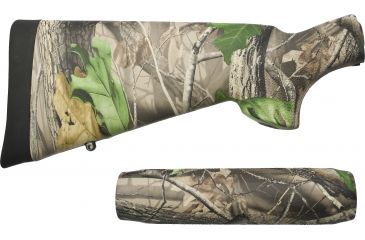 Image of Hogue Mossberg 500 Overmolded Shotgun Stock Kit With Forend Rt Hardwoods 05412 1h Sk 05412