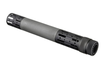 Image of Hogue OverMold Free Float Forend w/ Accesory Attachments, AR-15/ M16, Extended Length, Slate Grey, Universal, 15564