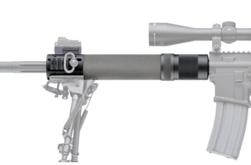 Image of Hogue OverMold Free Float Forend w/ Accesory Attachments, AR-15/ M16, Rifle Length, Slate Grey, Universal, 15574