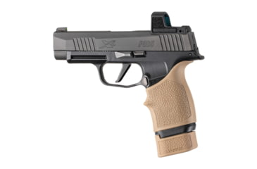 Image of Hogue OverMolded Rubber Grip Base Pad Sig Sauer P365 XL, 15 Round, Magazine Extension, Flat Dark Earth, 18053
