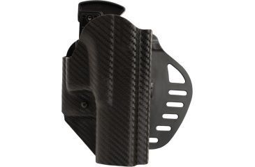 Image of Hogue Powerspeed ARS Stage 1 CarbonFiber Weave Holster, C1, Fits Glock 17, 22, 31, 37, Right Hand 174041