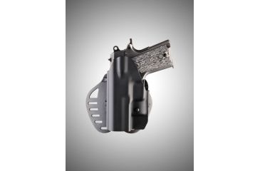 Image of Hogue Powerspeed PS-C15 Officer Model Colt 1911 Conceal Carry Left Hand Holster Black 52143