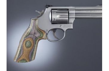 Image of Hogue Redhawk Lamo Camo No Finger Groove Checkered 86411