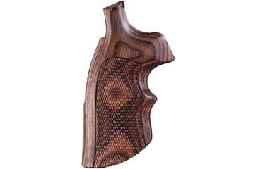 Image of Hogue Rose Laminated Top Finger Groove Checkered Grip - GP100/Super Redhawk 80551