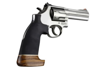 Image of Hogue Rubber Conversion Grip - S&amp;W K or L Rd. Butt - Wood Big Butt, No Finger Grooves 19016