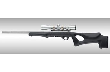 Image of Hogue Ruger 10/22 Tactical OverMolded Stock w/ .920 Barrel Channel, Black, 22070