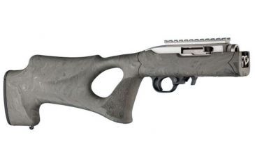 Image of Hogue Ruger 10/22 Takedown Thumbhole Rubber OverMold Stock w/ STD Barrel Channel Ghillie Green, 21860