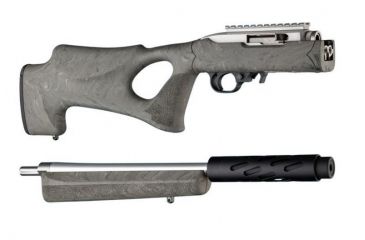 Image of Hogue Ruger 10/22 Takedown Thumbhole Rubber OverMold Stock w/ STD Barrel Channel Ghillie Green, 21860