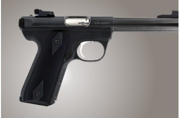 Image of Hogue Ruger 22/45 RP Checkered Aluminum - Matte Black Anodize 82150