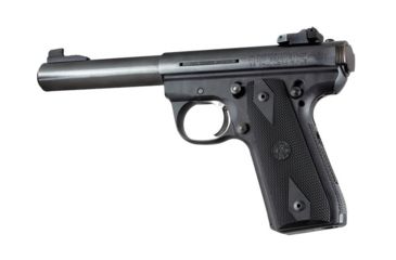 Image of Hogue Ruger 22/45 RP Rubber Grip Panels,Black,Checkered w/Diamonds 82090