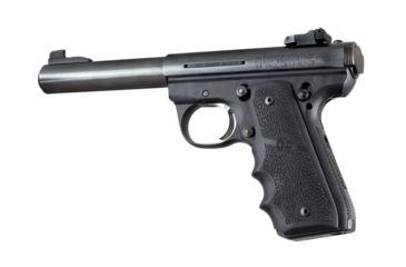 Image of Hogue Ruger 22/45 RP Rubber Grip with Finger Grooves Black 82080