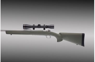 Image of Hogue Ruger 77 Mkii S A Heavyvarmint Barrel Full Bed Block Stock Od Green 77212