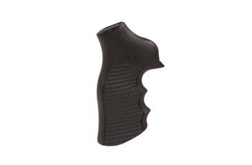 Image of Hogue Ruger GP100/Super Redhawk Grip with Finger Grooves, Piranha, G10, Black, 80139