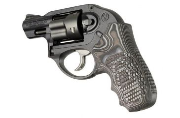 Image of HOGUE Ruger LCR Enclosed Hammer Piranha Grip G10, G-Mascus Black/Gray 78137