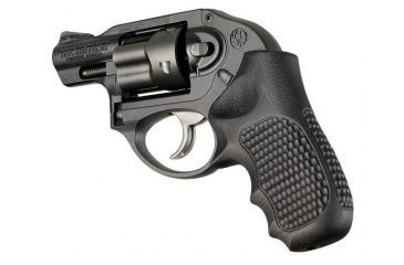 Image of HOGUE Ruger LCR Enclosed Hammer Piranha Grip G10, Solid Black 78139