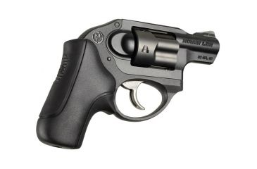 Image of Hogue Ruger LCR No Finger Groove Rubber Bantam Boot Tamer Cushion Grip, Black