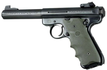 Image of Hogue Ruger MKII/MKIII Rubber Grip w/Finger Grooves,OD Green 82001