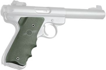 Image of Hogue Ruger MKII/MKIII Rubber Grip w/Finger Grooves,OD Green 82001