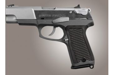 Image of Hogue Ruger P85 - P91 Piranha Grip G-10 - Solid Black 85139