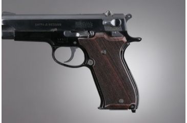 Image of Hogue S&amp;W 39 Rosewood Checkered 39911